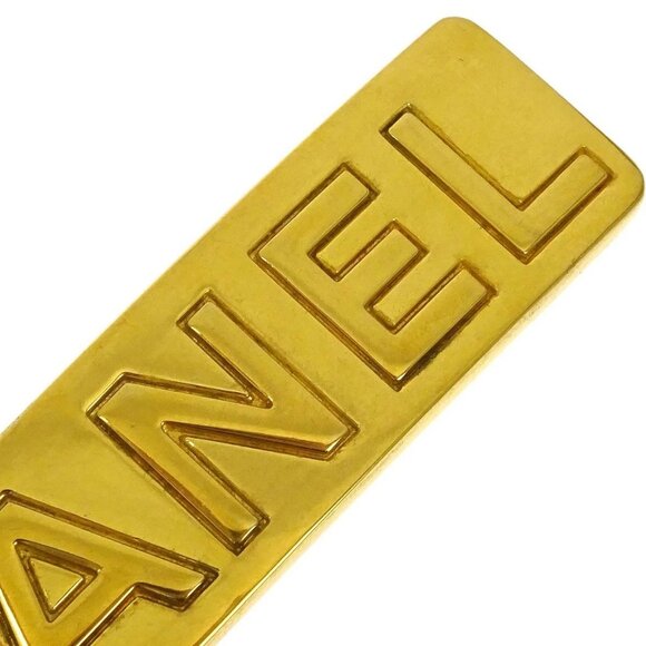 Chanel Hair Clip Barrette Gold 97A 134953